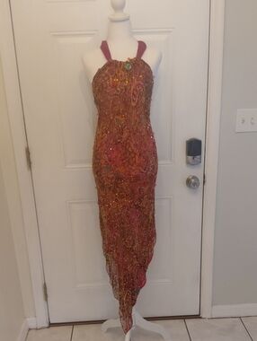 Custom Hand-Embellished Designer Saree Dress